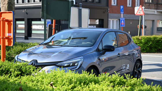Deelwagen op parking