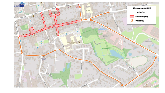 Gemeente Deerlijk - Hinder midzomermarkt 2025